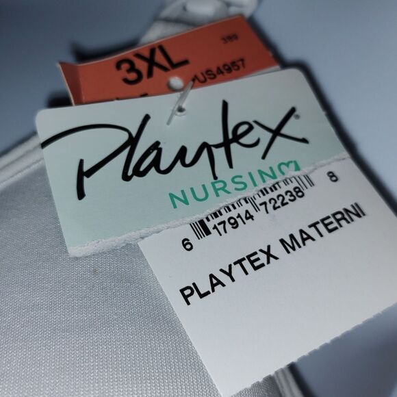 Playtex Maternity Women's Nursing Camisole with Built-in-Bra Sz 3X - Picture 4 of 6